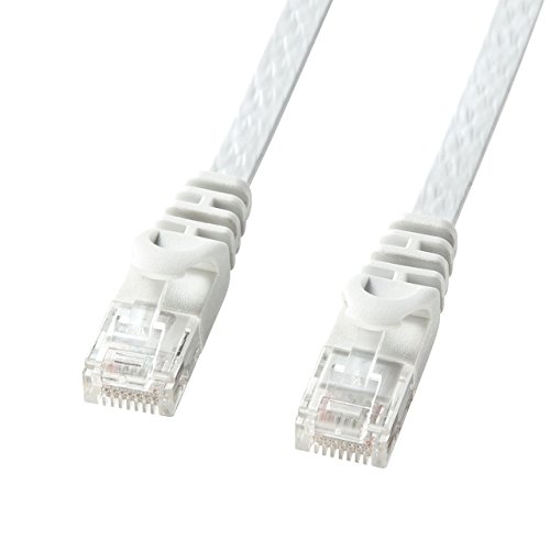 サンワサプライ LANケーブル CAT6 フラットタイプ