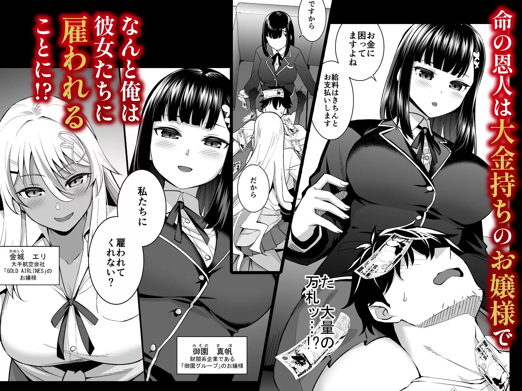 ビッチお嬢様の雇われペット〜無職の俺がセフレ契約する話〜 どうしょく 無料画像 3